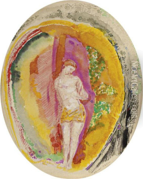 St. Sebastien Oil Painting - Odilon Redon