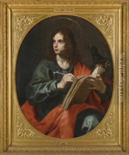 Saint John The Evangelist Oil Painting - Lorenzo Lippi
