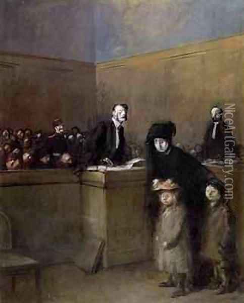 The Weak and the Oppressed Oil Painting - Jean-Louis Forain
