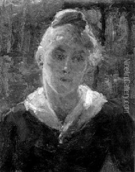 Portrait Einer Frau Oil Painting - Broncia Koller-Pinell
