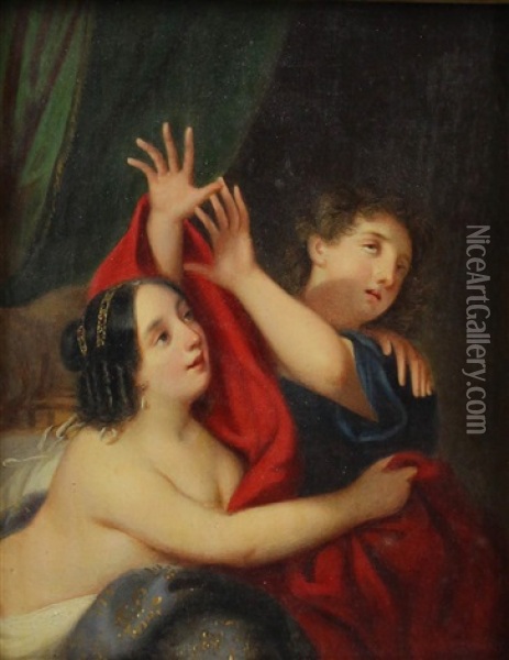 Classical Scene Oil Painting - Carl Josef Alois Agricola