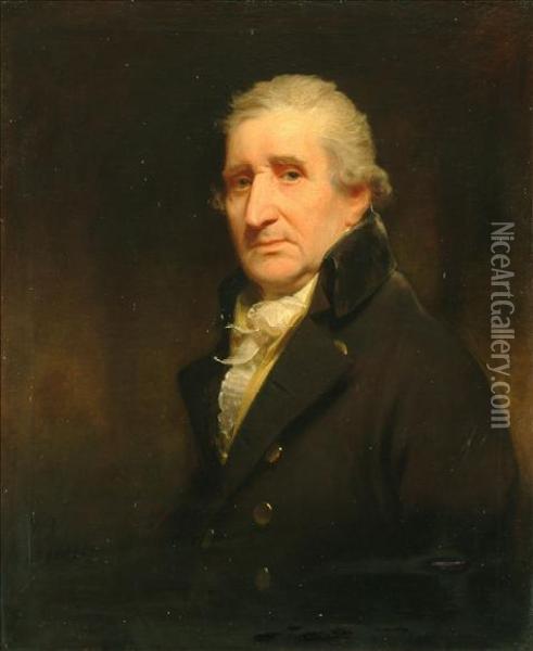 Portrait Of A Gentlemanbelieved Oil Painting - John I Smart