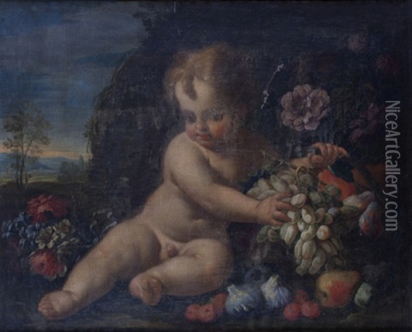 Allegoria Dell'estate (an Allegory Of Summer) Oil Painting - Francesco de Mura