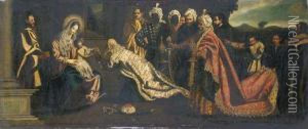 Adoration Of The Magi Oil Painting - Pedro De Orrente