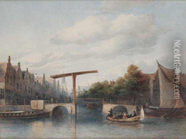 Batfard Pa Kanal Oil Painting - Louis Chantal