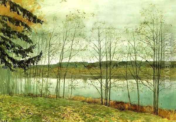 Autumn 1891 1899 Oil Painting - Isaak Ilyich Levitan