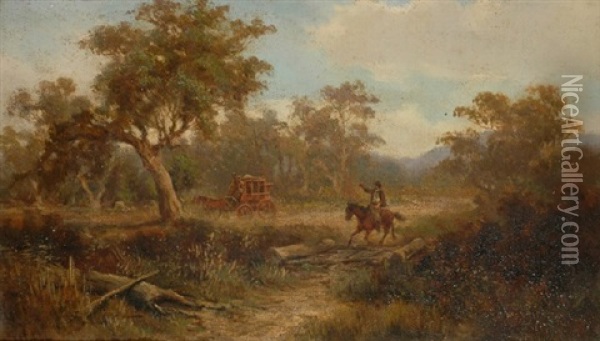 Gippsland Victoria Oil Painting - George Alfred John Webb