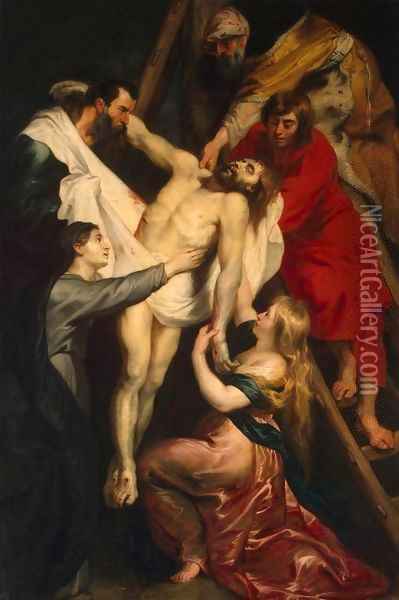 Descent from the Cross 3 Oil Painting - Peter Paul Rubens