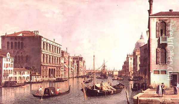 The Grand Canal, Venice (2) Oil Painting - (Giovanni Antonio Canal) Canaletto