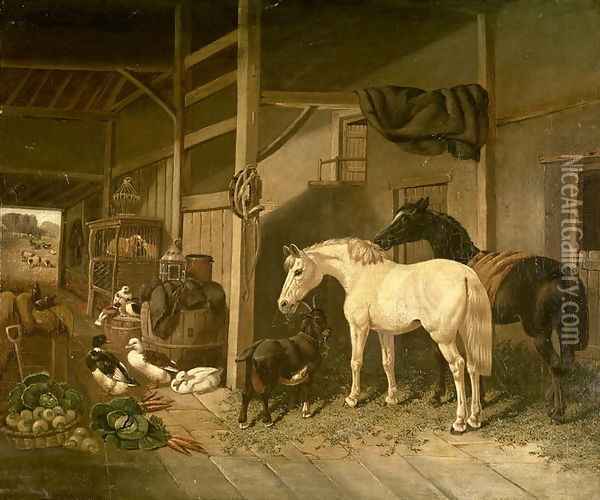 Farmyard Scene 3 Oil Painting - John Frederick Herring Snr