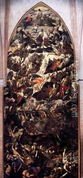 The Last Judgment Oil Painting - Jacopo Tintoretto (Robusti)