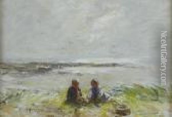 The Toy Whistle Oil Painting - Robert Gemmell Hutchison
