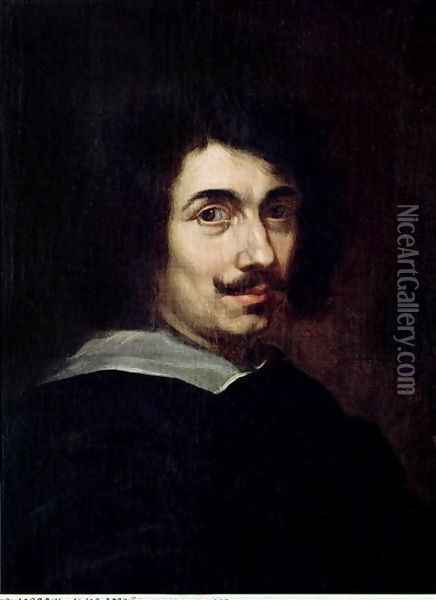 Self Portrait Oil Painting - Claude Lorrain (Gellee)