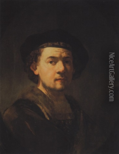 Portrait D'homme Oil Painting -  Rembrandt van Rijn