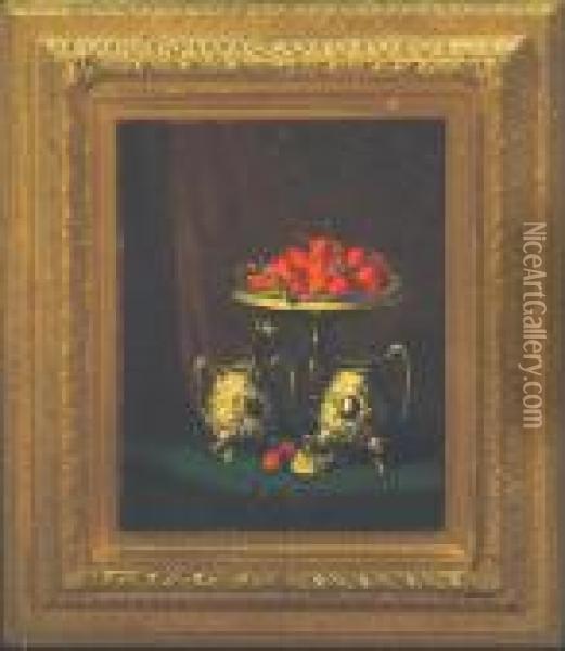 Fruit Oil Painting - John Joseph Enneking