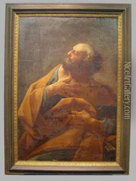 St. Peter Oil Painting - Bernardo Strozzi