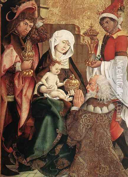 Adoration of the Magi Oil Painting - German Unknown Master