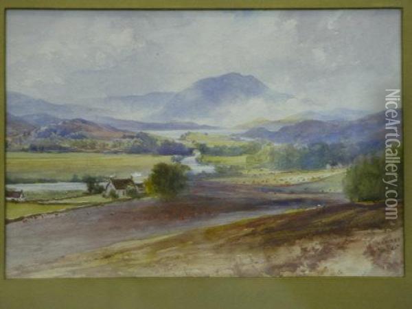 Ben Venue A Scottish Landscape Oil Painting - John Blair