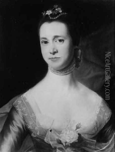 Mrs. Edward Green (Mary Storer) Oil Painting - John Singleton Copley