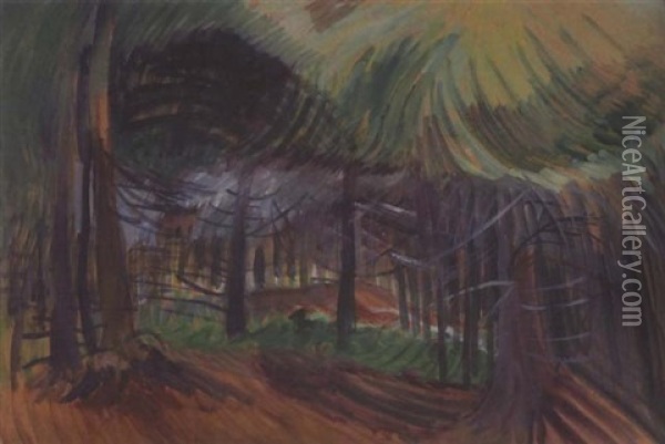 Glade Oil Painting - Emily Carr