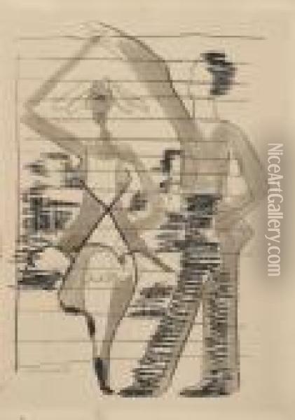 Drehende Tanzerin Oil Painting - Ernst Ludwig Kirchner