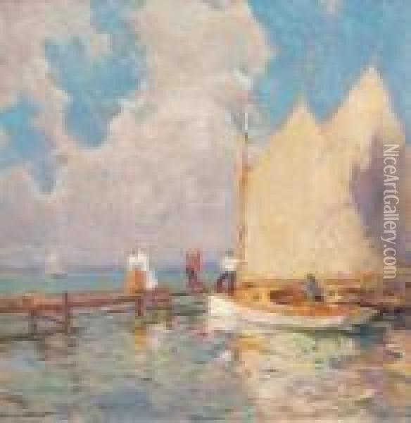A Summer Sail Oil Painting - Walter Granville-Smith