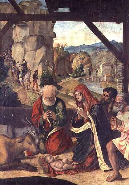 Nativity Oil Painting - Baldassare di Matteo, the Younger Carrari