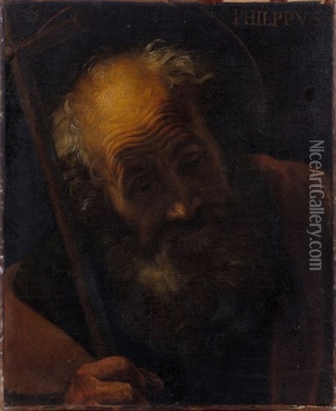 Saint Philippe Oil Painting - Giuseppe Vermiglio