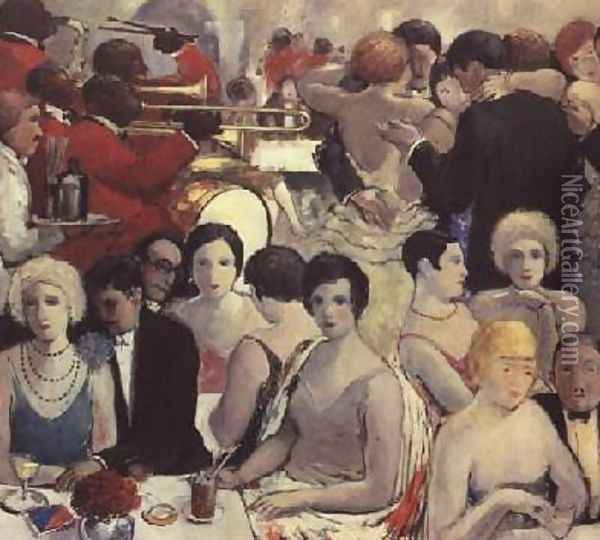 The Excelsior Cabaret 1929 Oil Painting - Joseph Mompou