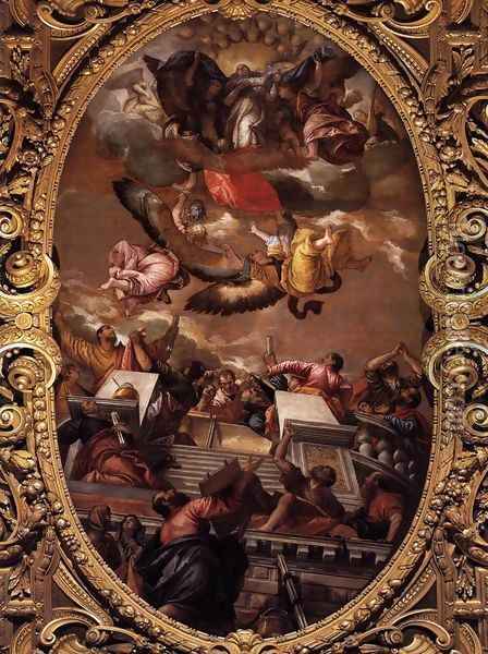 Assumption Oil Painting - Paolo Veronese (Caliari)