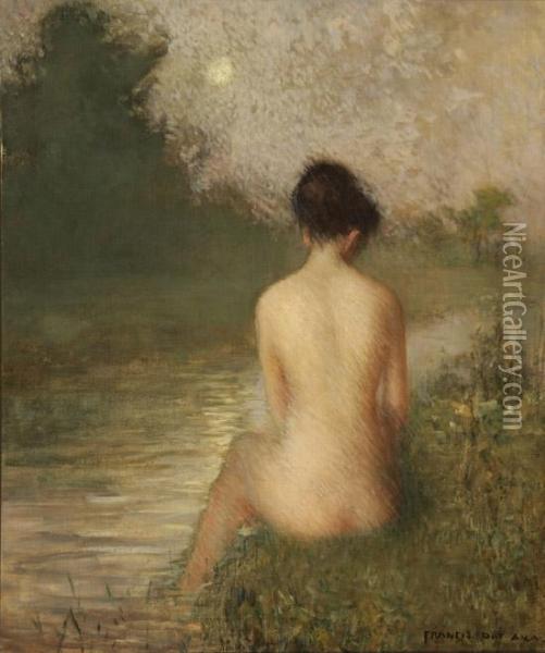 The Bather Oil Painting - Francis Day