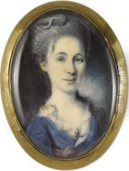 Elizabeth Digby Peale, Mrs. Robert Polk (1744-1777) Oil Painting - Charles Willson Peale