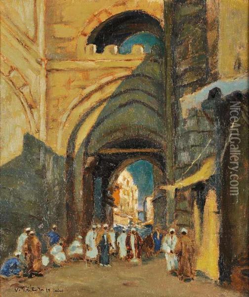 Cairo Oil Painting - Vaclav Prihoda