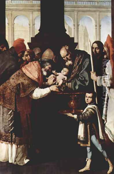 The Circumcision Oil Painting - Francisco De Zurbaran