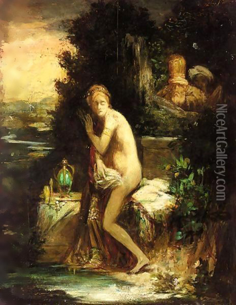 Susanna And The Elders 2 Oil Painting - Pierre Amede Marcel-Beronneau