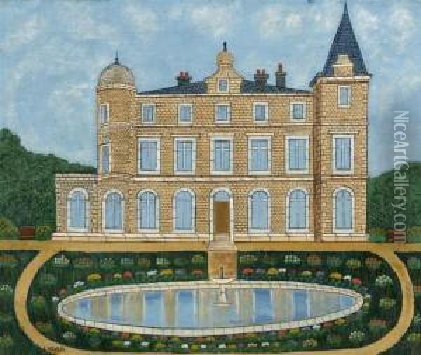 Le Chateau Oil Painting - Louis Vivin