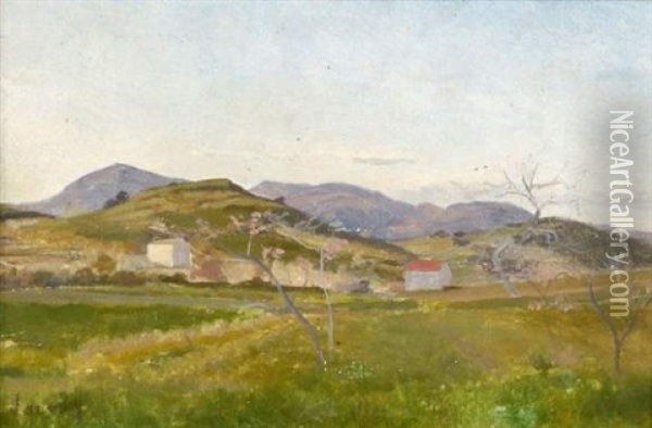 Paysage De Montagne Oil Painting - Abel Louis Alphonse Lauvray