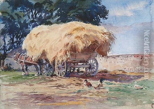 A Full Load Oil Painting - George Soper