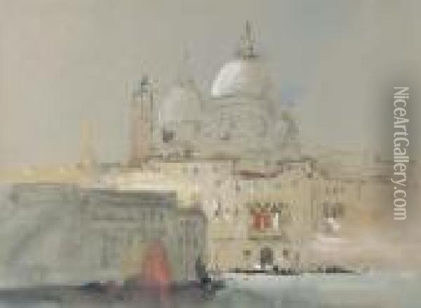 Santa Maria Della Salute, Venice Oil Painting - Hercules Brabazon Brabazon