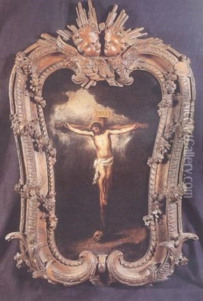 Le Christ En Croix Oil Painting - Bartolome Esteban Murillo