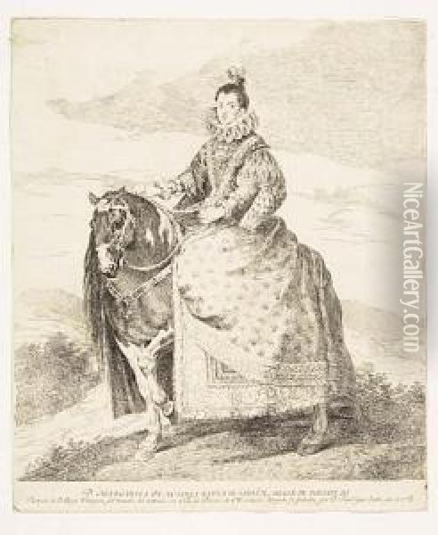 Margarita De Austria<</b> Oil Painting - Francisco De Goya y Lucientes