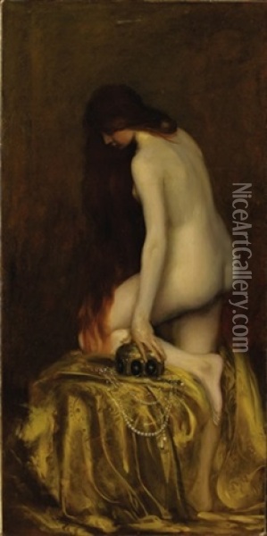 Salome Oil Painting - Jean Jacques Henner