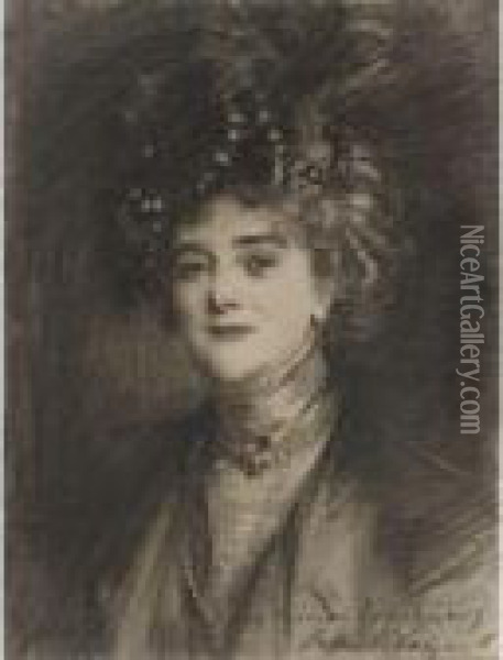 Portrait Of Eugenia Errazuriz Oil Painting - John Singer Sargent