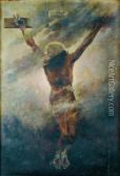 Cristo Oil Painting - Ludovic Gignoux