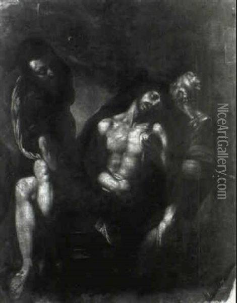 The Entombment Oil Painting - Jusepe de Ribera