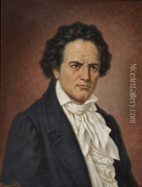 Ludwin Van Beethoven Oil Painting - Epaminondas Chiama