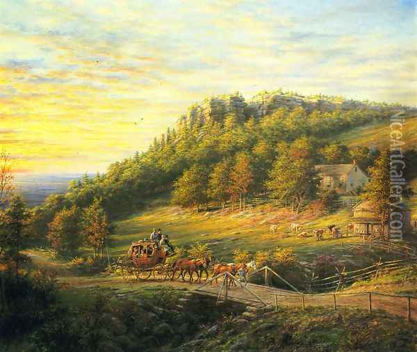 Bear Hill Oil Painting - Edward Lamson Henry