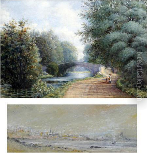 Coastal Scene Oil Painting - George Weatherill