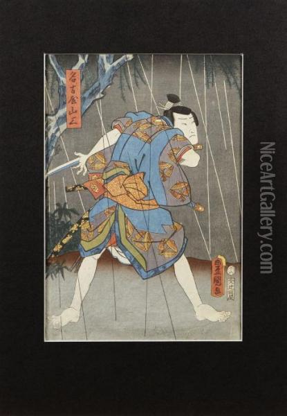 Samuraj I Regn Oil Painting - Kunisada