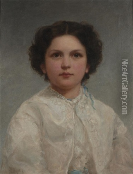 The Artist's Daughter Oil Painting - Seymour Joseph Guy